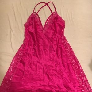 Victoria’s Secret hot pink slip